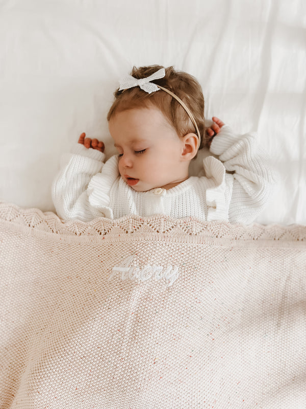Oatmeal Fleck - Personalised Crochet Blanket