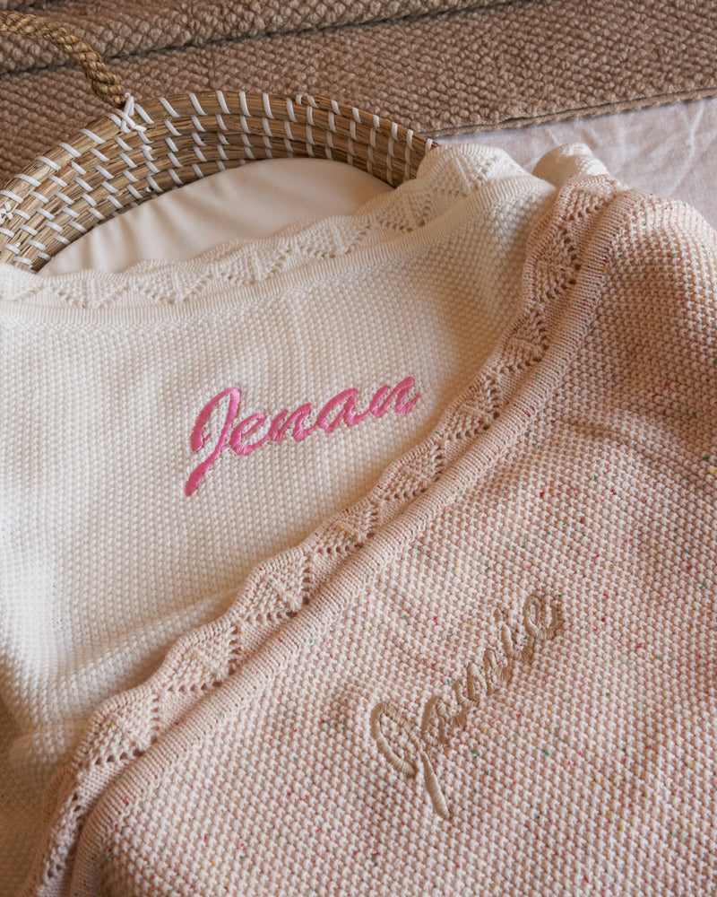 Personalised Baby Blanket (Crochet)