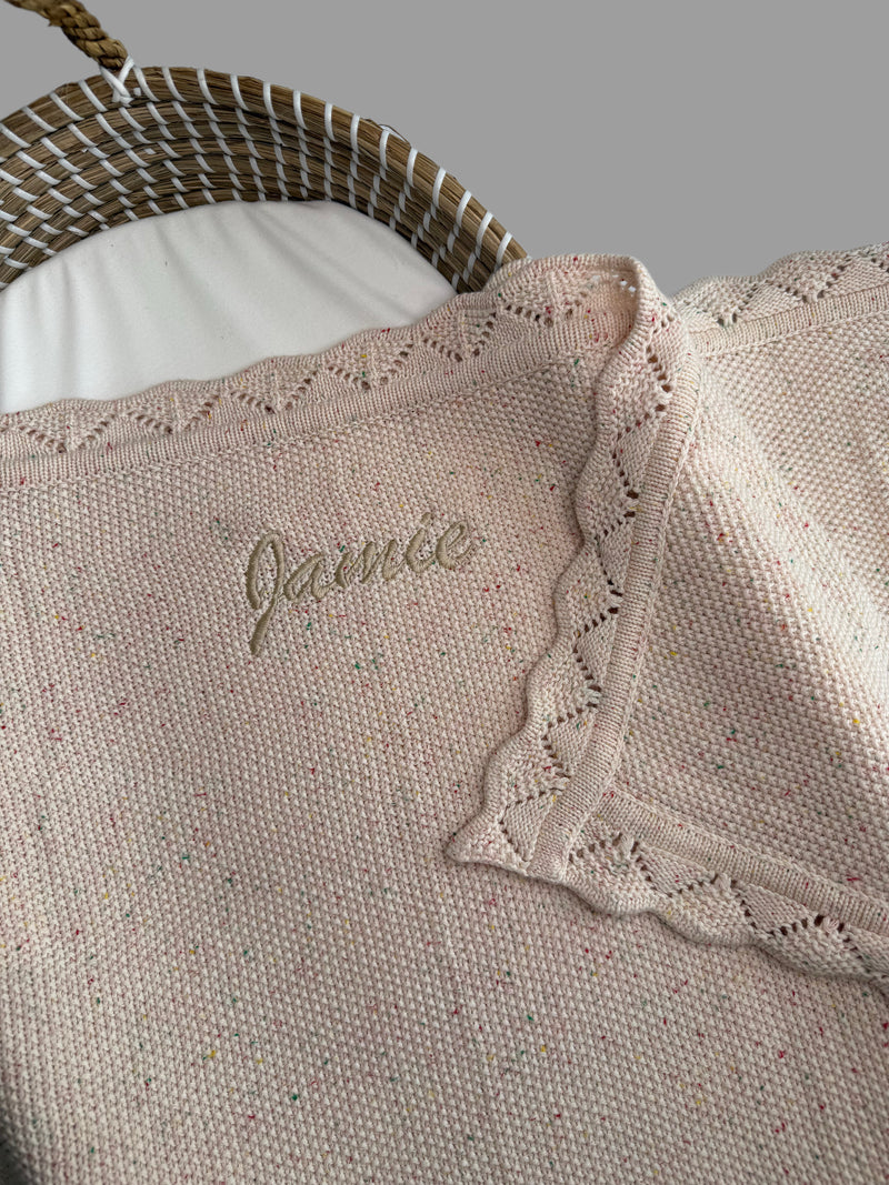 Oatmeal Fleck - Personalised Crochet Blanket